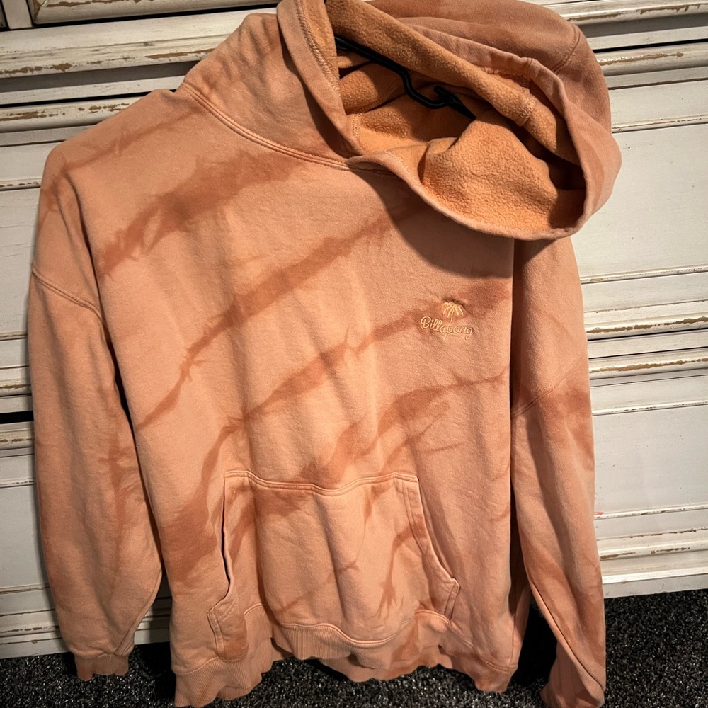 Orange Tie-Dye Hoodie